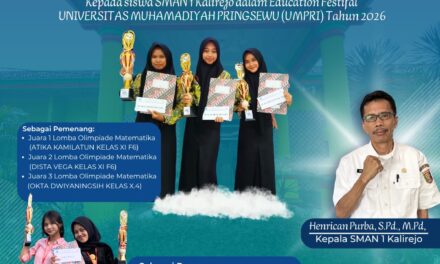Siswa SMAN 1 Kalirejo Sapu Bersih Juara Olimpiade Matematika, Pidato dan News Casting di Education Festival 2026 UMPRI